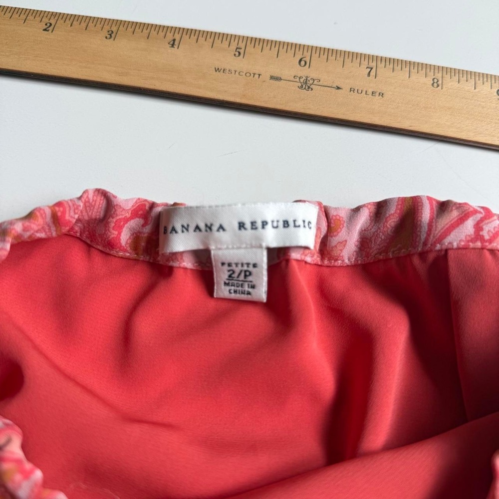 Banana Republic Pink / coral skirt - Picture 5 of 7